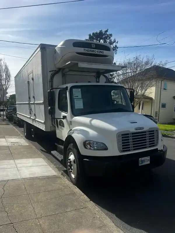 Santini Freightliner truck for heavy freight delivery
